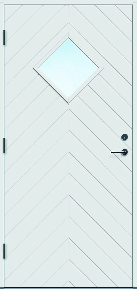 Ytterdør 90×200 Geilo med glass hvit venstre v:2684289 Ytterdør 90×200 Geilo med glass hvit venstre v:2684289