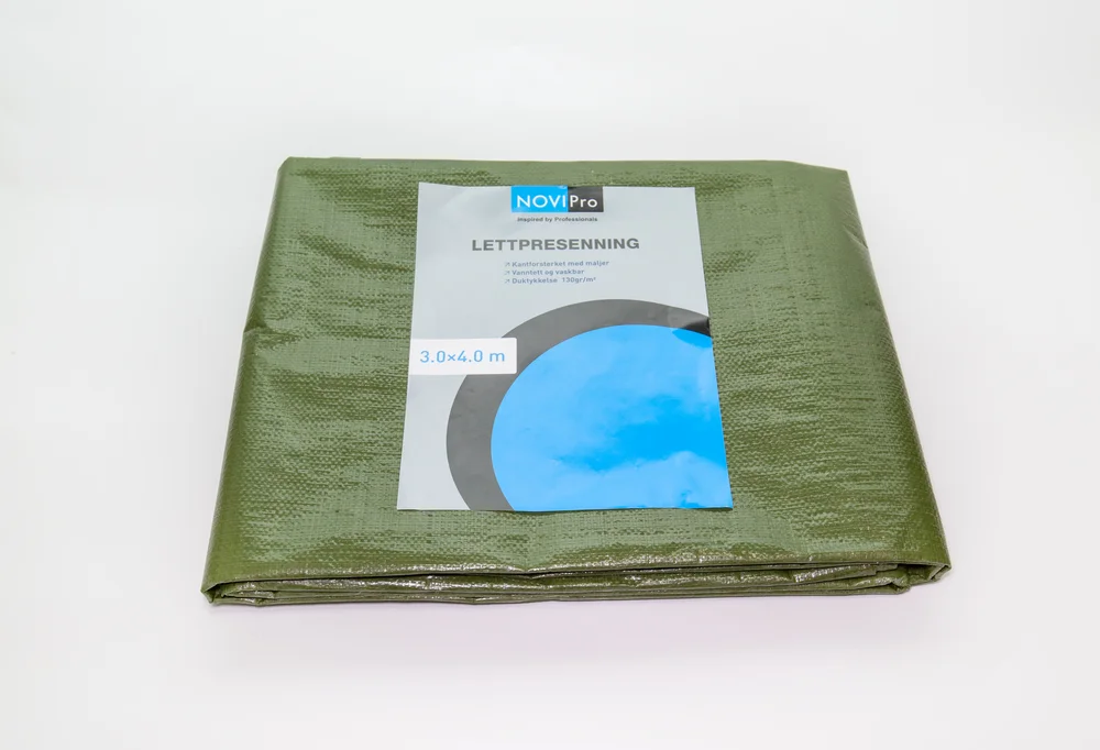 Presenning grønn 3×4 meter 130 gr v:2722969 Presenning grønn 3×4 meter 130 gr v:2722969