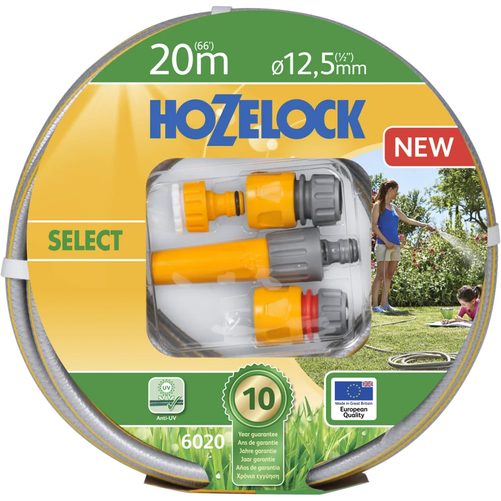 HOZELOCK HAGESLANGE SELECT 20 METER 1/2" MED KOBLINGSETT v:1666991