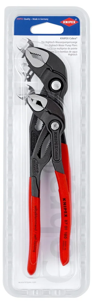 KNIPEX COBRA VANNPUMPETANG-SETT 180 250MM v:9471296