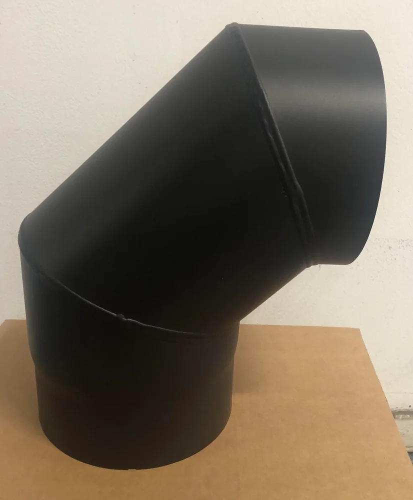 RØRBEND 90G Ø150 MIMAS SORT v:2995197