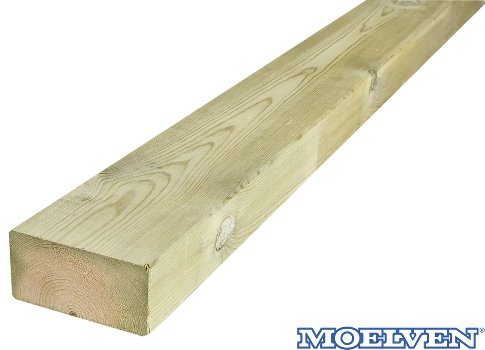 Konstruksjonsvirke C24 impregnert furu 48x98x4800 mm v:1788881 Konstruksjonsvirke C24 impregnert furu 48x98x4800 mm v:1788881