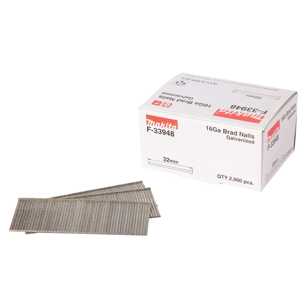 Makita Dykkert 1,6×32 mm til AF600, varmgalvanisert v:8569471 Makita Dykkert 1,6×32 mm til AF600, varmgalvanisert v:8569471