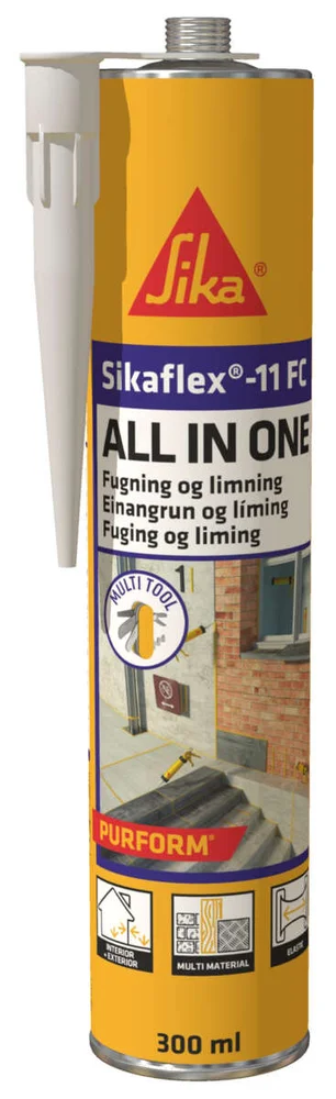 Sikaflex-11FC Purform fug+lim i ett, concrete grey v:3834365