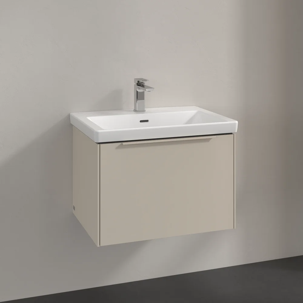 V&B SUBWAY 3.0 SERVANTSKAP 66X42 CASHMERE GREY HÅNDTAK I MØBELETS FARGE v:1529958