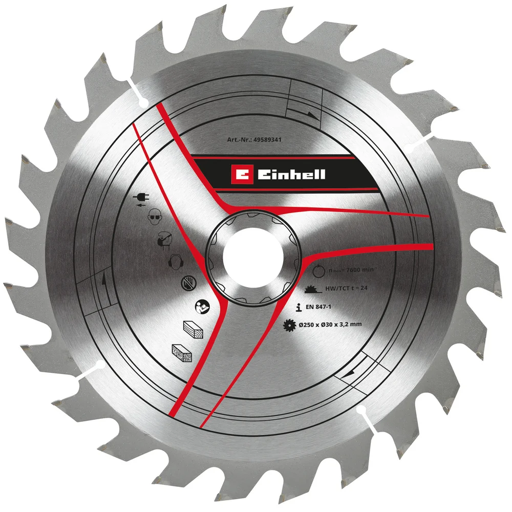 EINHELL SIRKELSAGBLAD TCT Ø250X30 MM T24 v:3305619