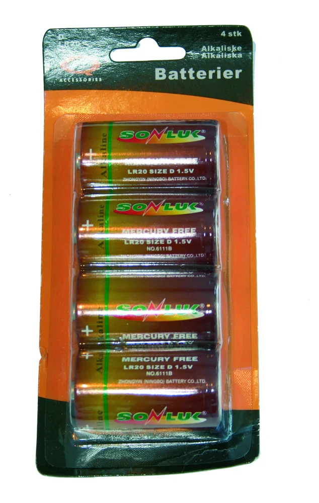 Q-tools batterier lr20 4 pak v:9251952