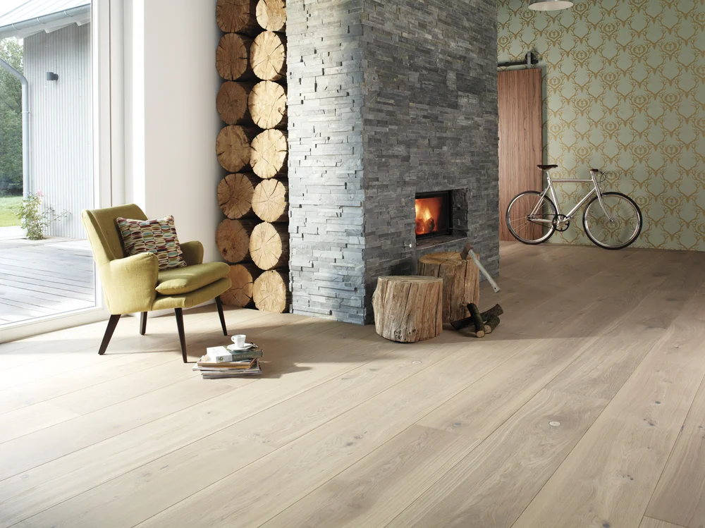 Parkett Eik hvit Natur Chaletino oljet v:8854107 Parkett Eik hvit Natur Chaletino oljet v:8854107