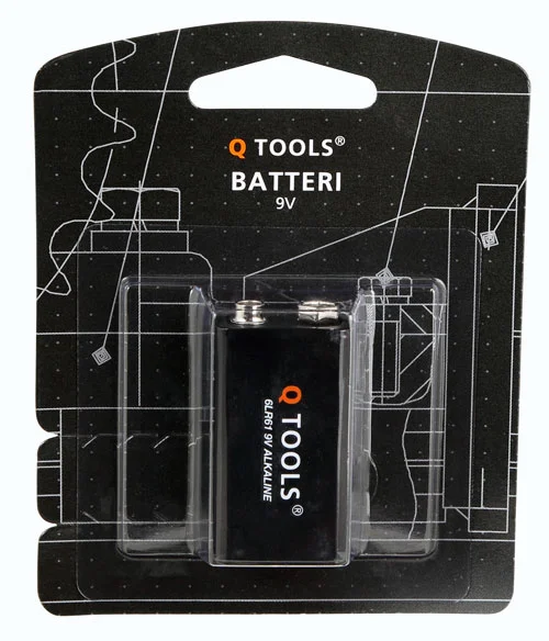 9 Volt batteri v:7846373