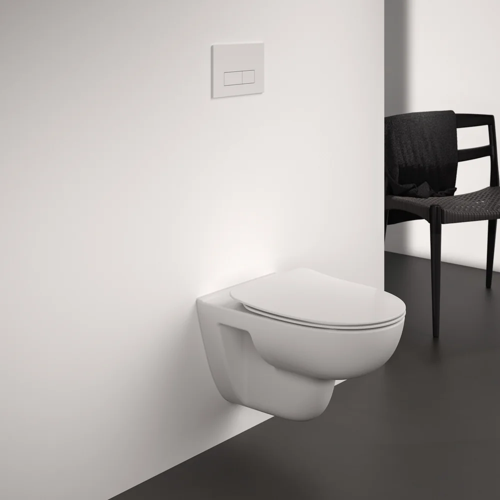 IDEAL STANDARD I.LIFE A VEGGSKÅL RIMLESS+ M/SETE HVIT v:2362028