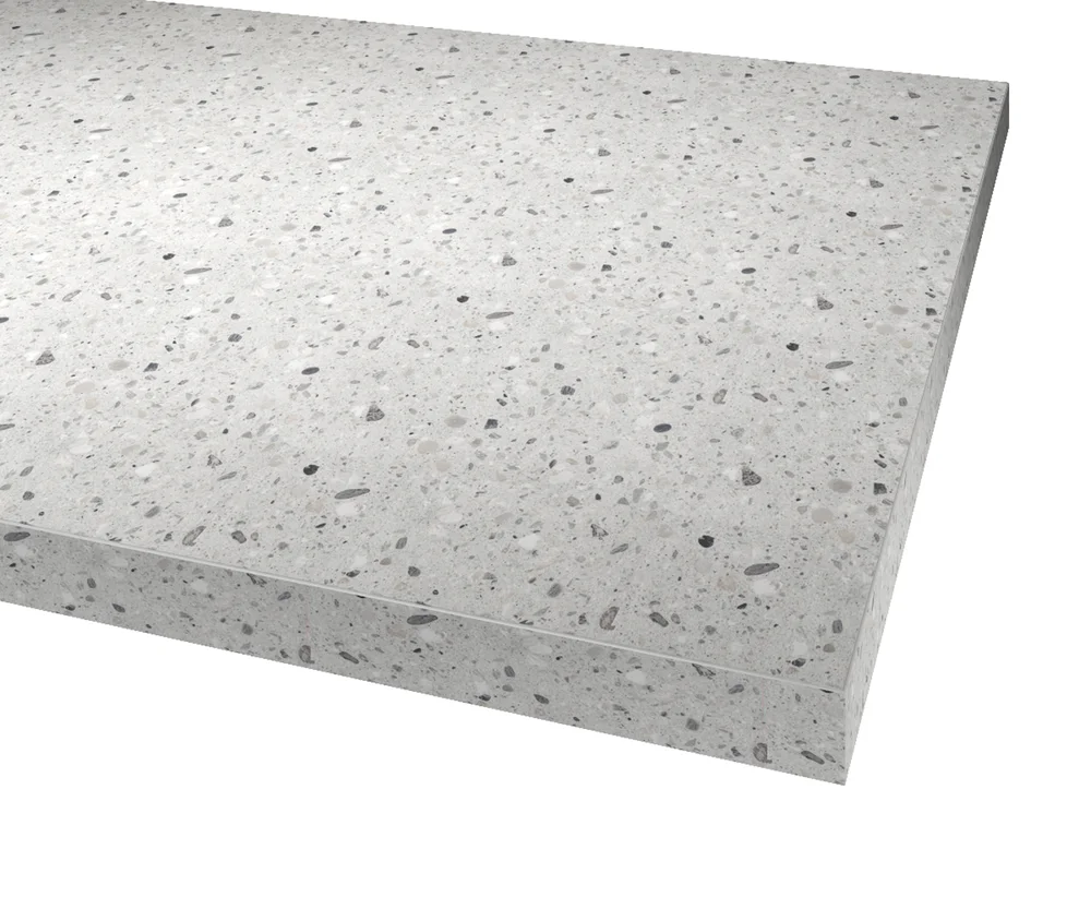Benkeplate laminat rk-b terrazzo grey v:6509039