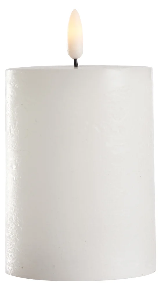 Kubbelys med LED-flamme Ø7,5 x H10 cm v:5359128