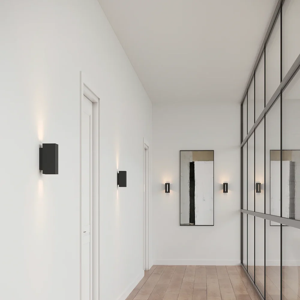 NORDLUX CURTIZ VEGGLAMPE LED 3-STEP MATT SORT v:2488514 NORDLUX CURTIZ VEGGLAMPE LED 3-STEP MATT SORT v:2488514