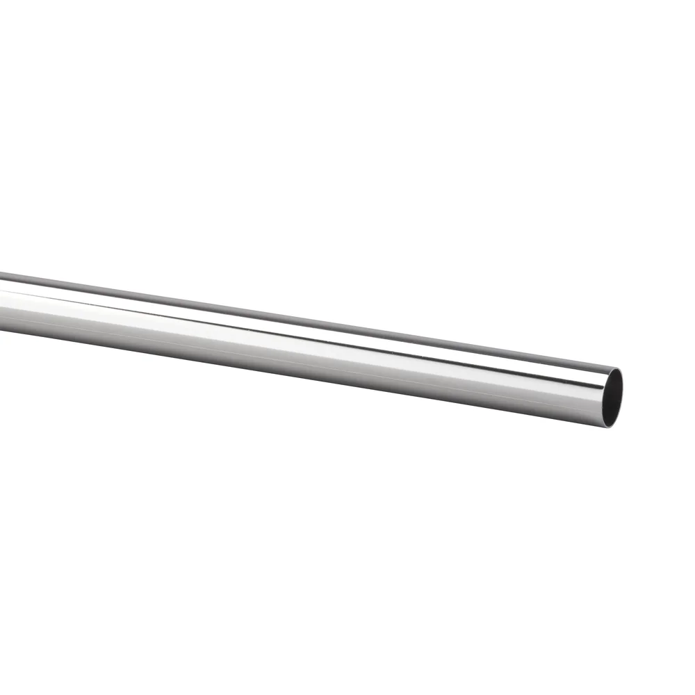Garderobestang 25x25x635 mm sølv v:4711986