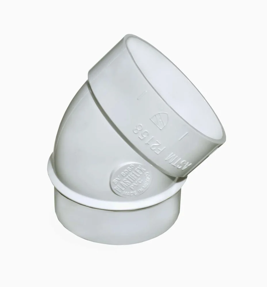 Bend 45 grader med nippel 2PK Foma v:2159552