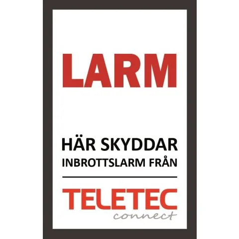 111854 Teletec Connect Alarmskilt 28111525