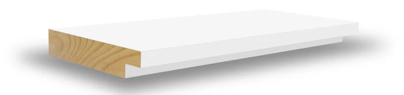 Dørsett furu 18x120 utforing klassisk hvit v:2397722