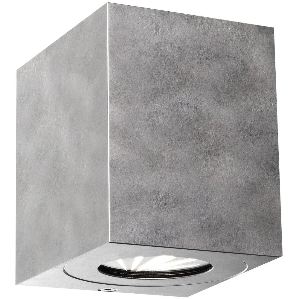 NORDLUX CANTO KUBI 2 VEGGLAMPE GALVANISERT v:2386464 NORDLUX CANTO KUBI 2 VEGGLAMPE GALVANISERT v:2386464