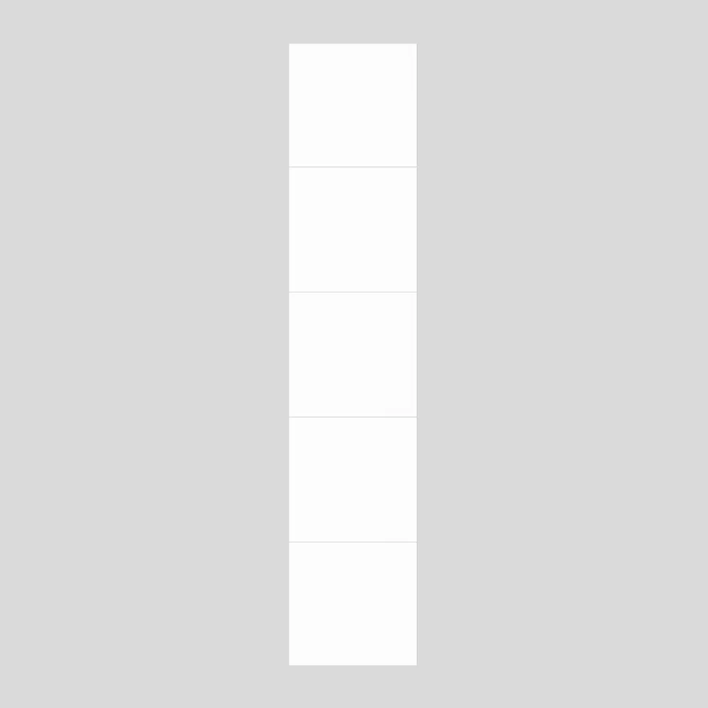 Fibo Baderomsplate 3091LM6060 Denver white 60x60 cm v:8168926