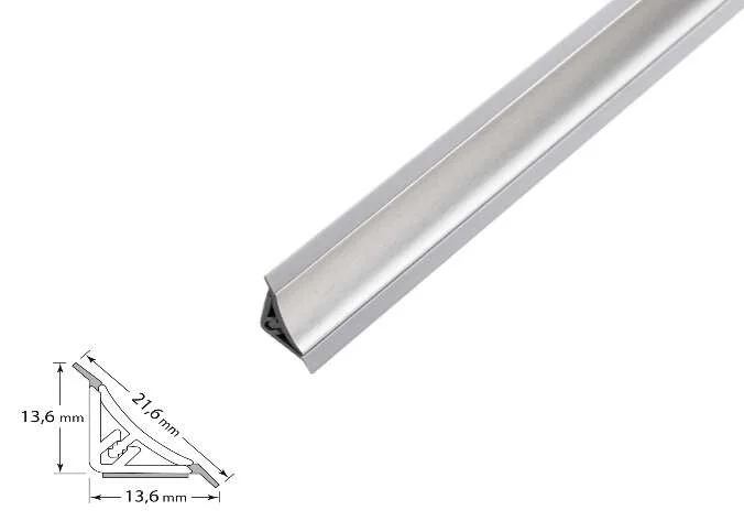 14x14mm Hjørnelist v:2172763