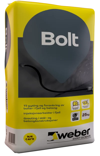 WEBER BOLT BOLTEMØRTEL 25KG v:1224593