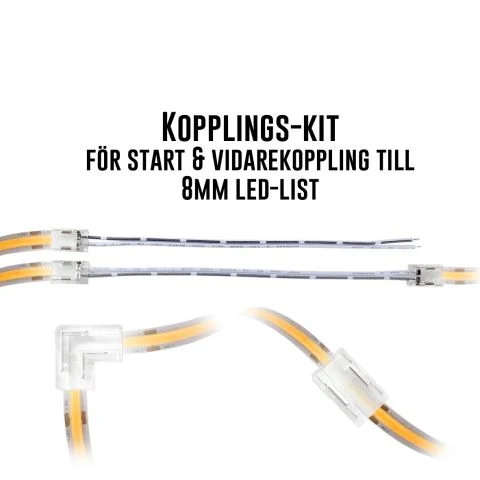 Cobby COB12/24-8MM Designlight Koblingssett 4044226