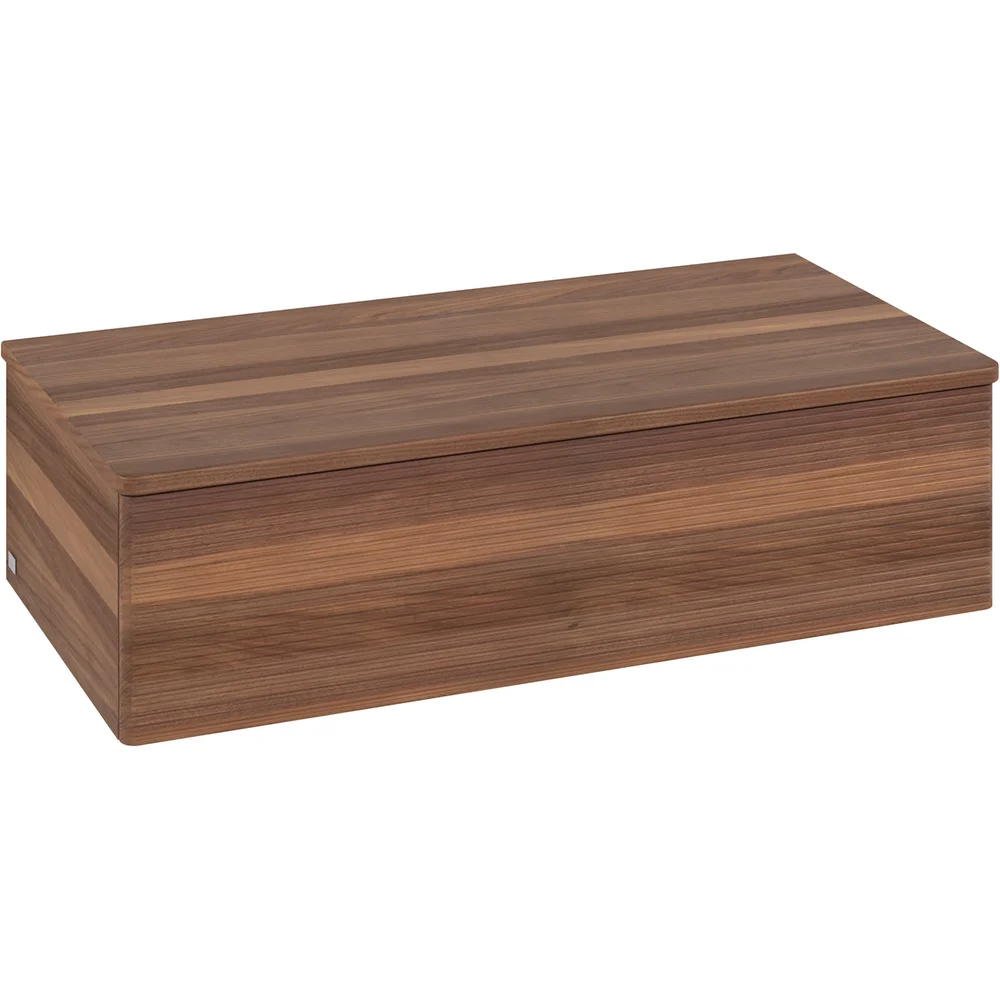 V&B ANTAO SIDESKAP 1 SKUFF RILLET 1000X268X500 VALNØTT/VALNØTT v:6718539