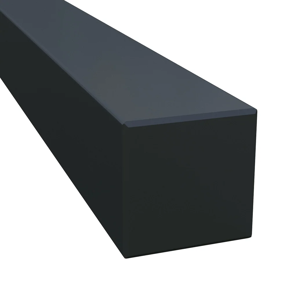 Stolpe 90x90x1000 mm gråmalt RAL 7016 v:1794353