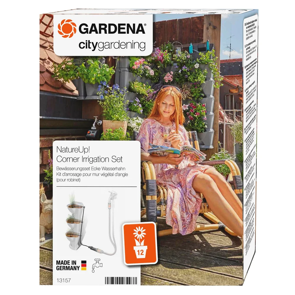 Gardena NatureUp! Vanningsett for vertikal planteholder for hjørner (for vannkran). v:6286895