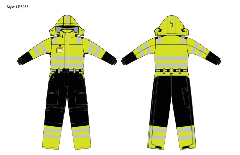 Vinterdress LR6033 gul Xs v:4364293