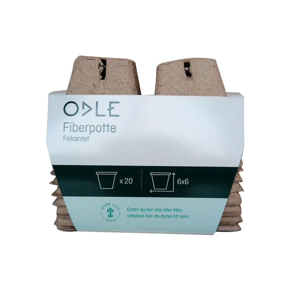 Odle fiberpotter firkantet 20-pk v:3828432