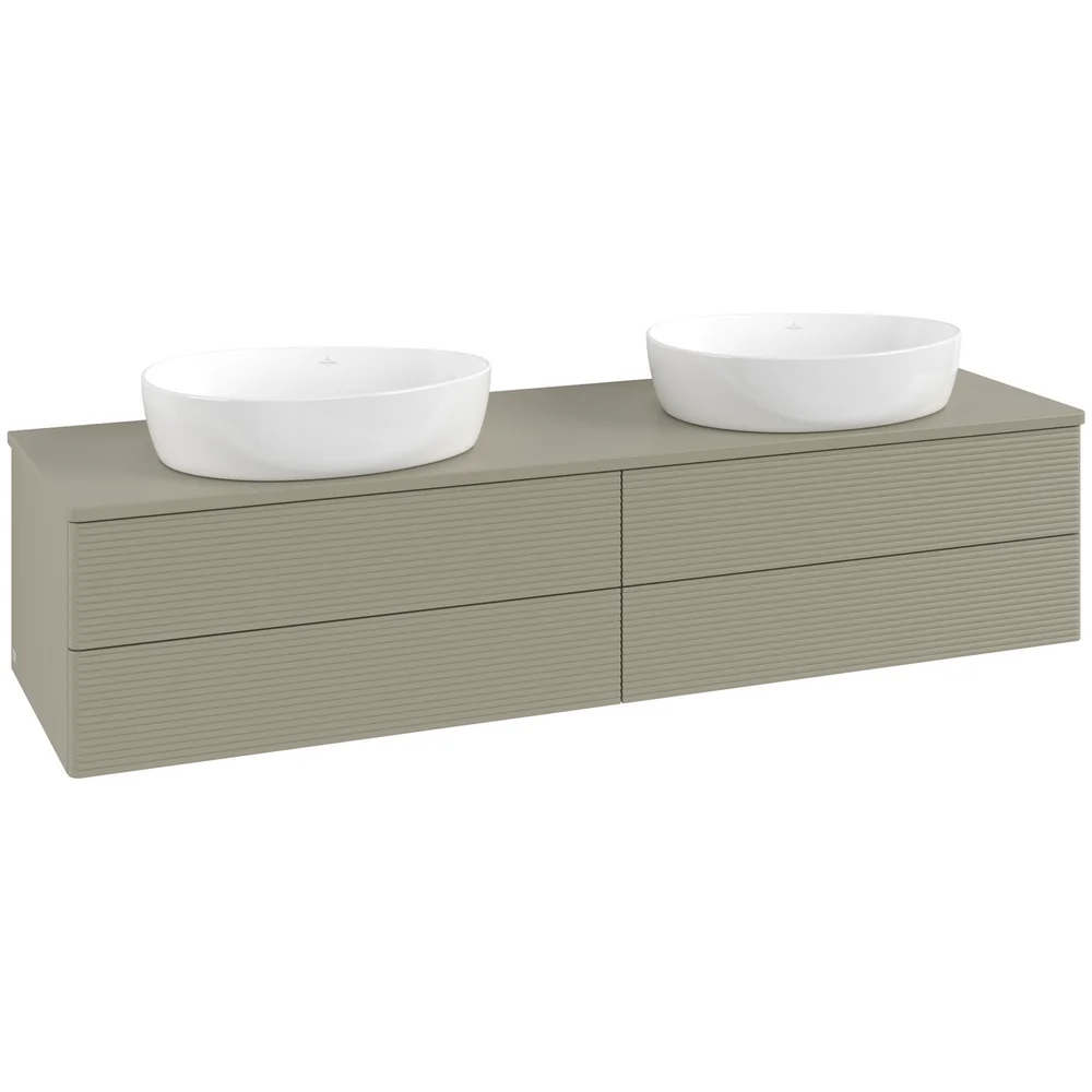 V&B ANTAO SERVANTSKAP 4 SKUFFER RILLET 1600X360X500 FOR 2 SERV. U/KRANHULL STENGRÅ v:2668764