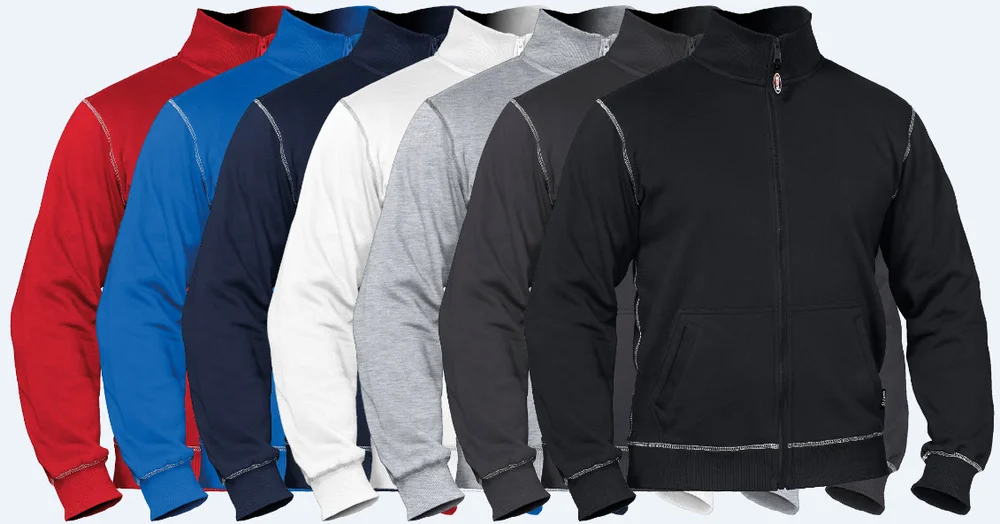 Collegejakke L 10 059 gråmelert 2XL v:2712940 Collegejakke L 10 059 gråmelert 2XL v:2712940