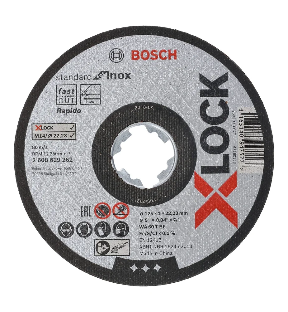 BOSCH KAPPESKIVE X-LOCK STDI 125X22, v:7920323