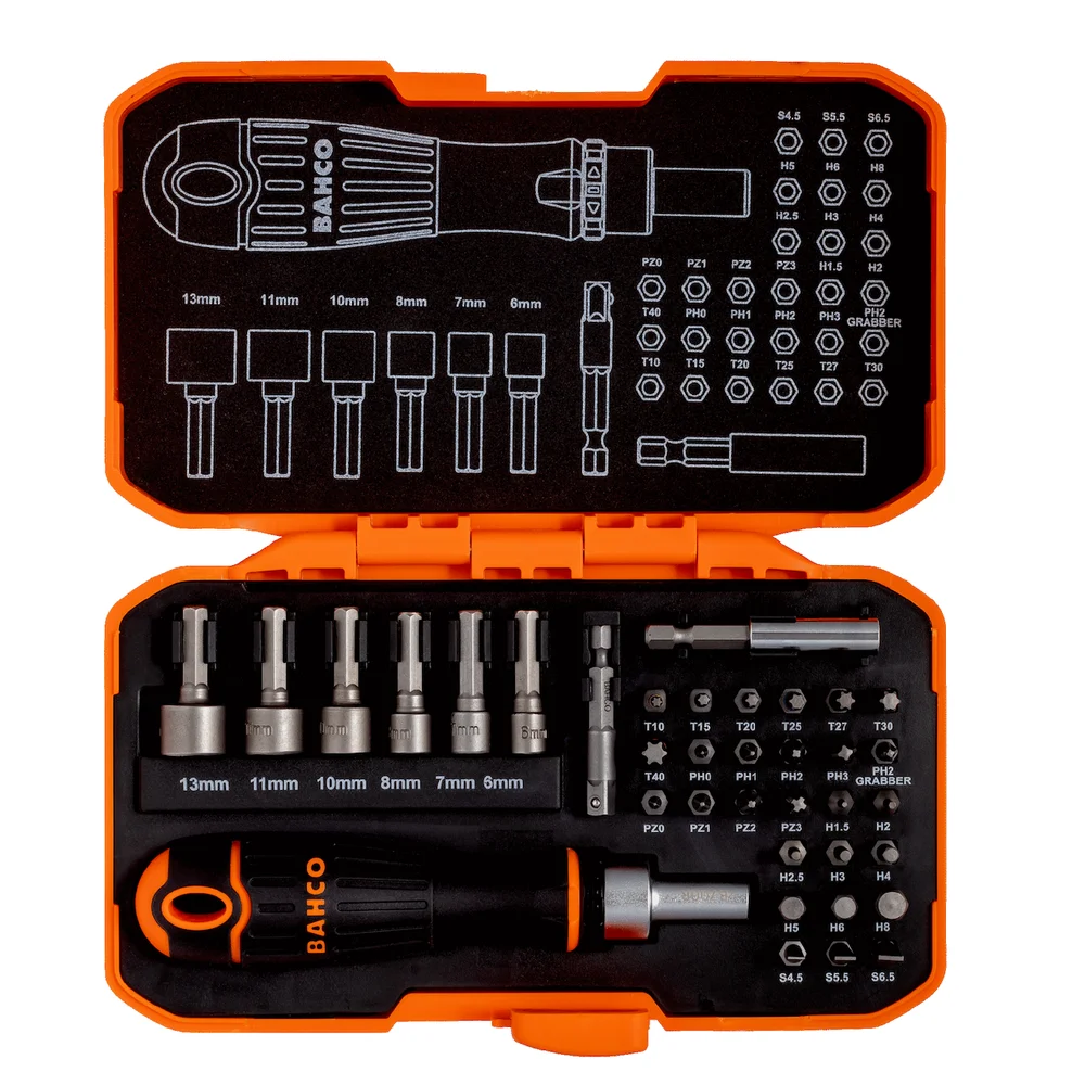BAHCO X36 BIT SET WITH RATCHET HOLDE v:3127136