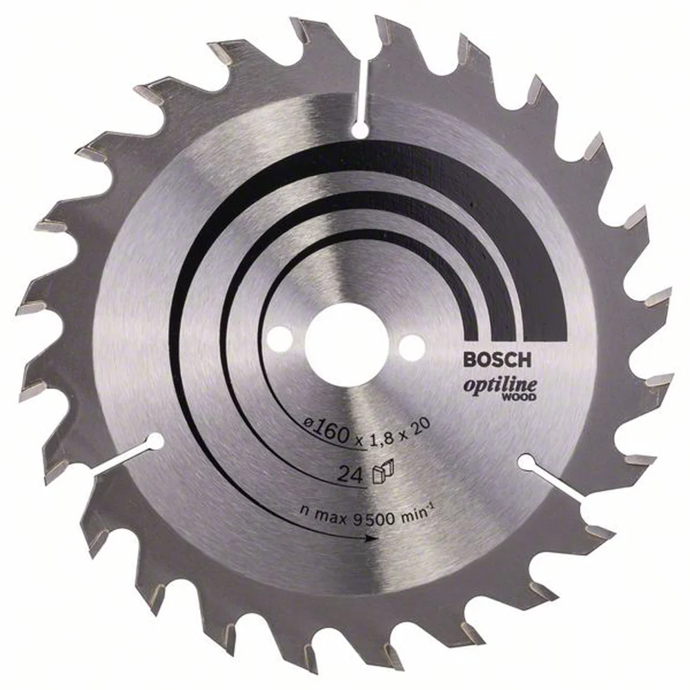 BOSCH SIRKELSAGBL 160X1,8X20/16MM T24 OPTILINE v:3989940