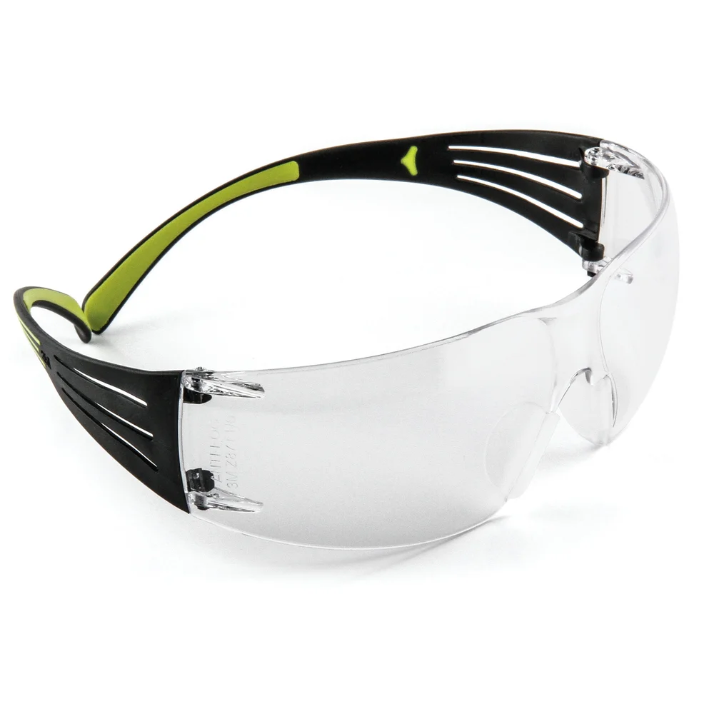 3M Skyddsglasögon SecureFit 400 med styrka +2,0, klar reptålig anti-fog lins, svart/grön båge, SF420AS/AF-EU v:3641496 3M Skyddsglasögon SecureFit 400 med styrka +2,0, klar reptålig anti-fog lins, svart/grön båge, SF420AS/AF-EU v:3641496