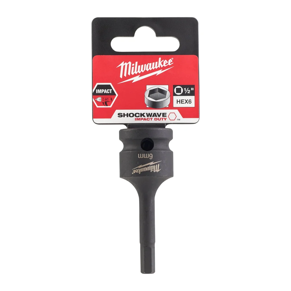 Milwaukee Krafthylse insex, 1/2", Hex 6 v:1621326