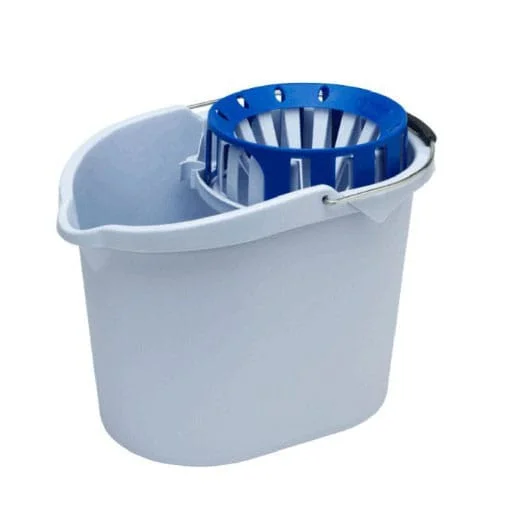 Vileda Professional Supermoppbøtte med vrider, grå, 10 L v:2833128 Vileda Professional Supermoppbøtte med vrider, grå, 10 L v:2833128