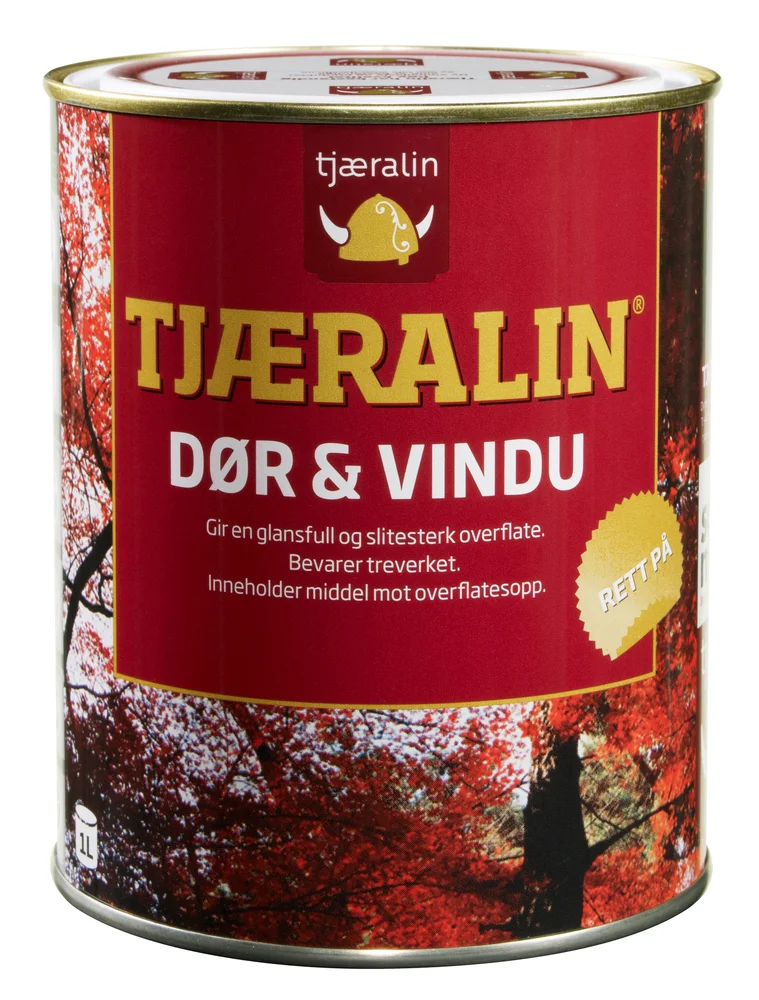 TJÆRALIN DØR/VINDUER OKER BASE 0,9L v:1449790 TJÆRALIN DØR/VINDUER OKER BASE 0,9L v:1449790