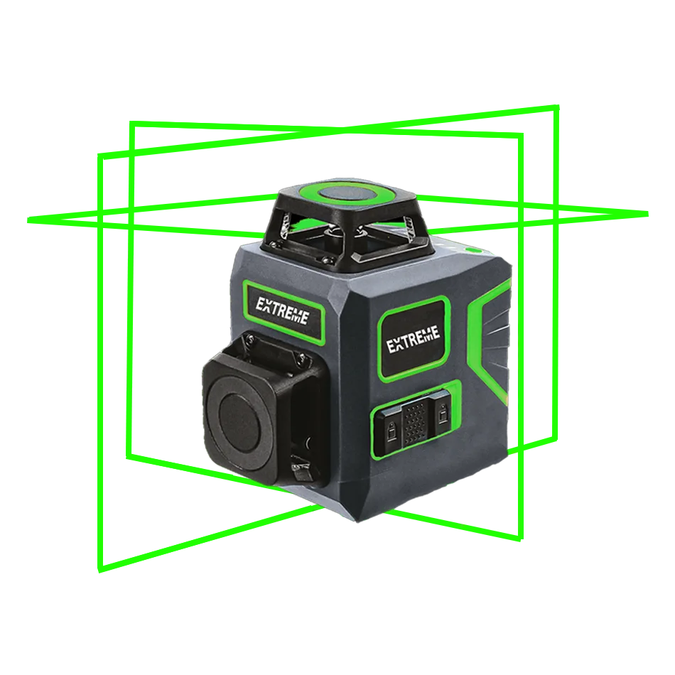 Krysslaser Extreme 3×360° grønn v:9716960 Krysslaser Extreme 3×360° grønn v:9716960