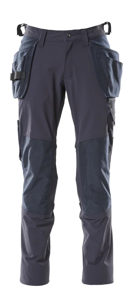 Bukse 18031 marine 82c58 hengelommer, stretch v:9040997