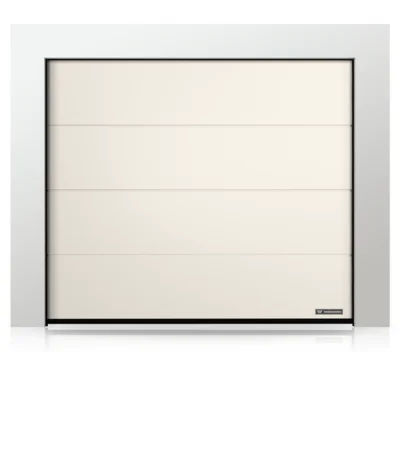 GARASJEPORT 260X300 STÅL SLETT v:8137769