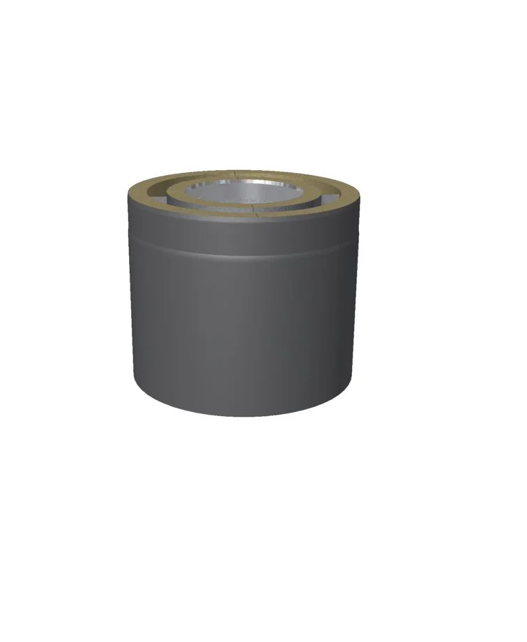 Pipeelement 250 mm x ø 150 mm PMV50 sort v:6765363