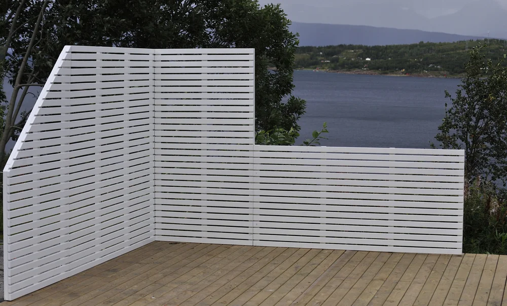 Levegg Harmoni hvit avslutning høyre 90X170/87 – Arnøy v:9421297