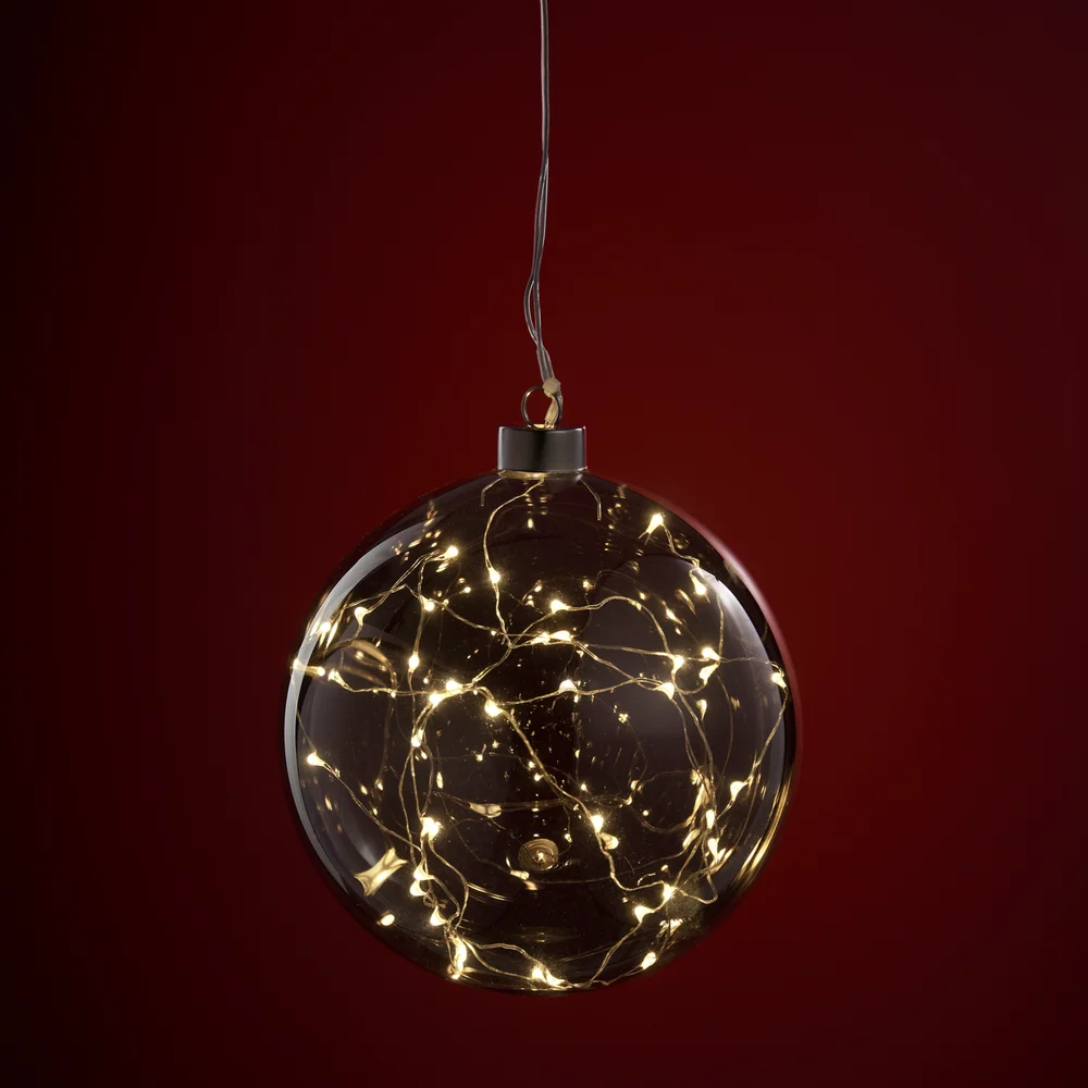 DAY GLASSKULE 40LED Ø15CM BATTERI v:2138014