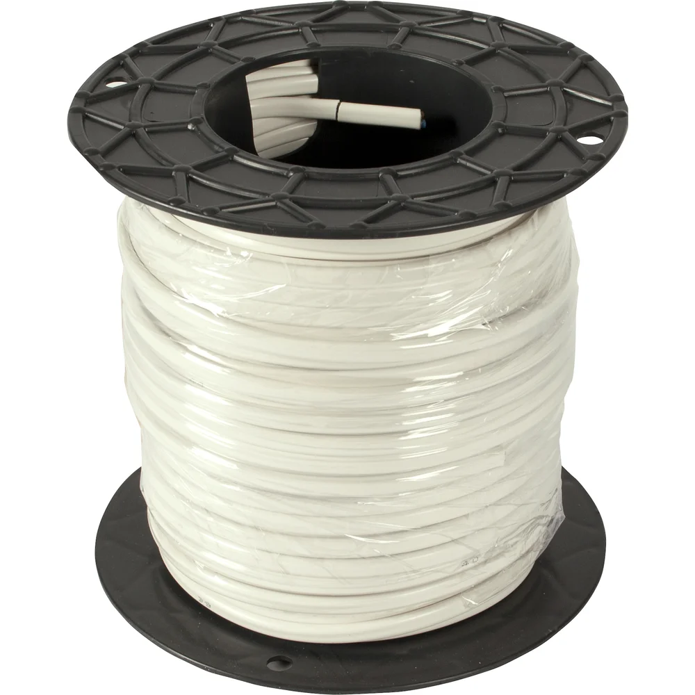 NEXANS DOWNLIGHTKABEL 50M HVIT FKX 90 2X1,5 v:2474452 NEXANS DOWNLIGHTKABEL 50M HVIT FKX 90 2X1,5 v:2474452