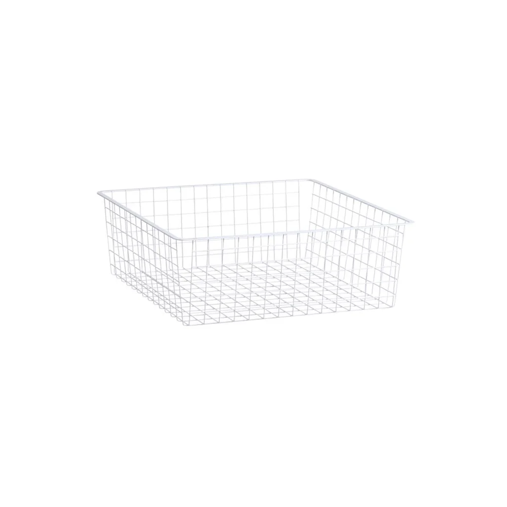 Elfa trådkurv for hvit uttrekksramme B:60 D:40 H:18 cm v:6652305 Elfa trådkurv for hvit uttrekksramme B:60 D:40 H:18 cm v:6652305