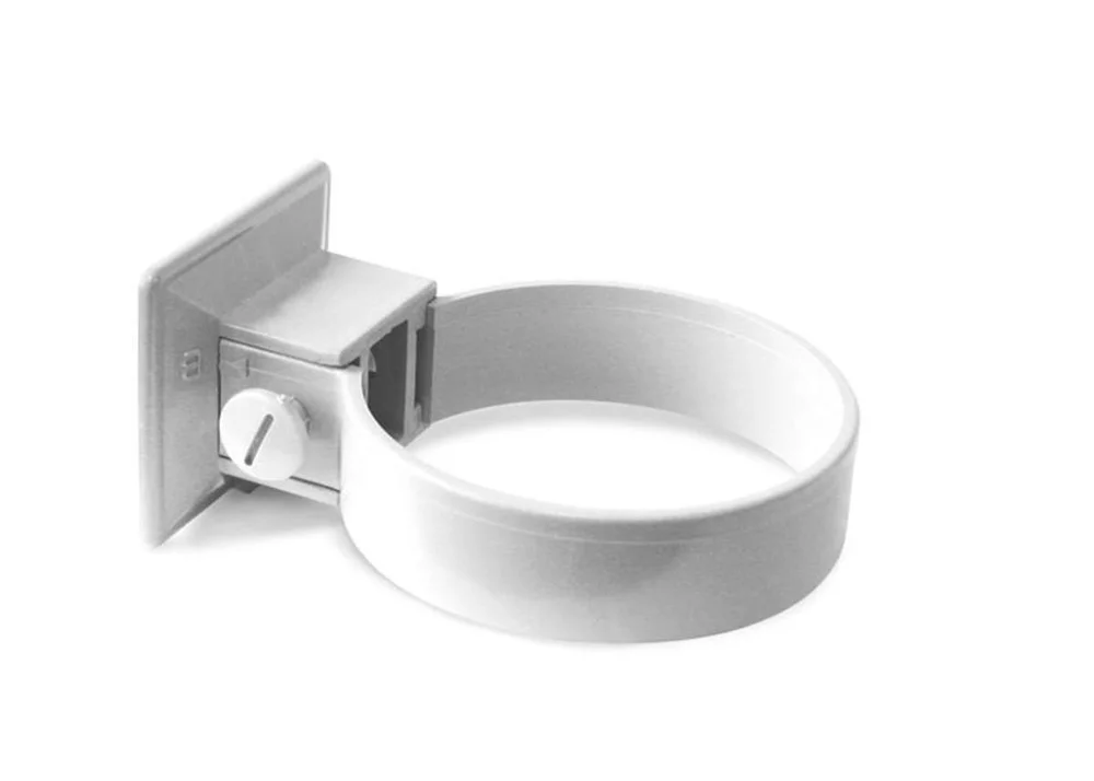 Plastmo rørklammer plast 75mm. hvit sett a2stk. v:6613264