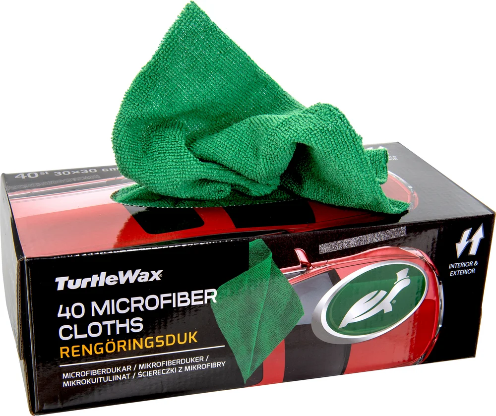 MICROFIBERKLUTER 40PK TURTLE WAX v:9511724